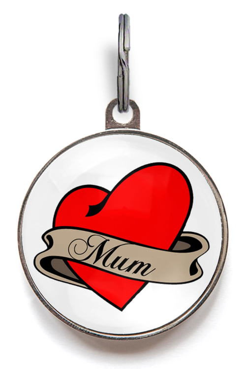 Mum Tattoo Pet ID Tag