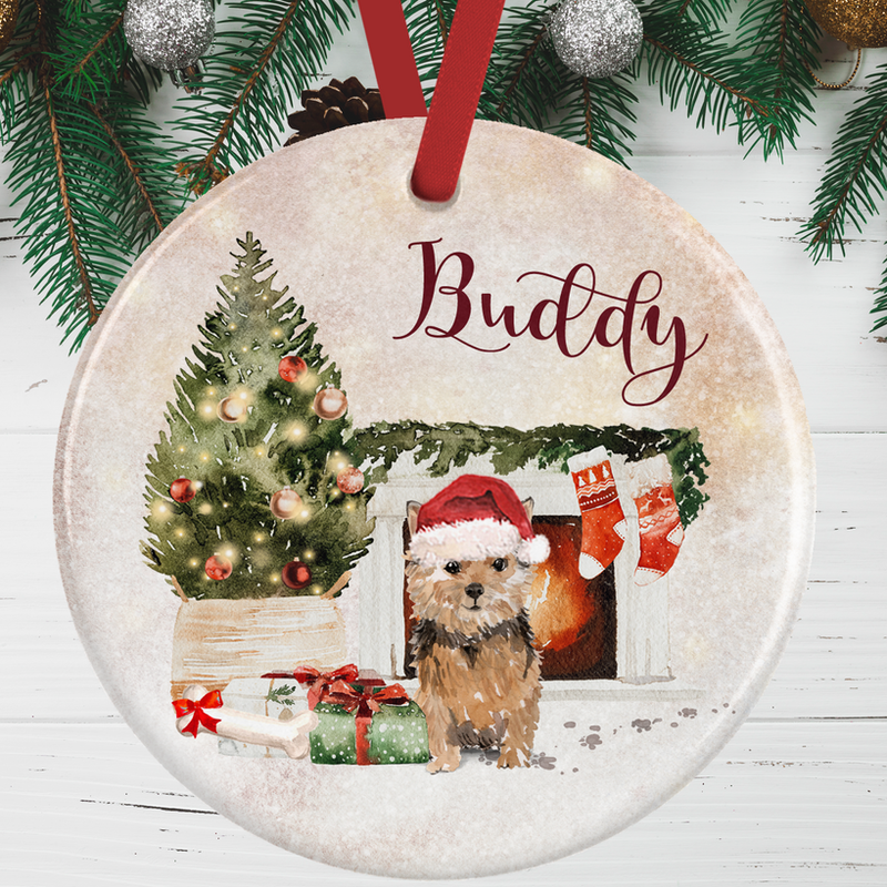 Norfolk Terrier Christmas Decoration