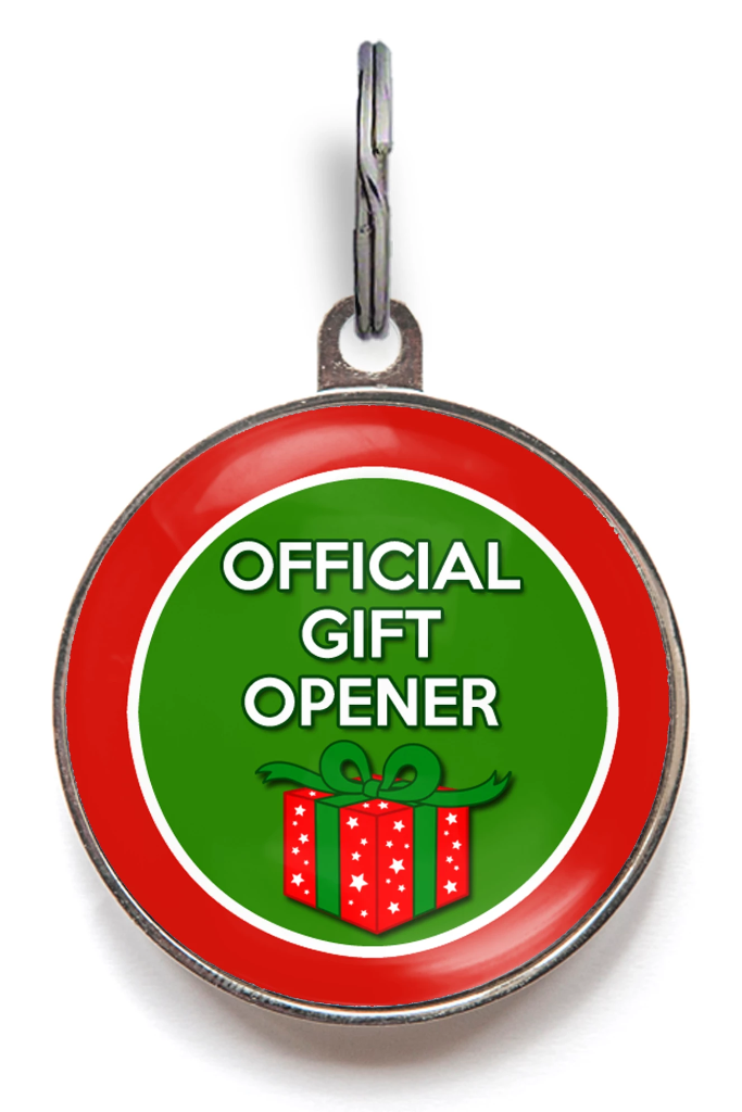 Official Gift Opener Pet ID Tag