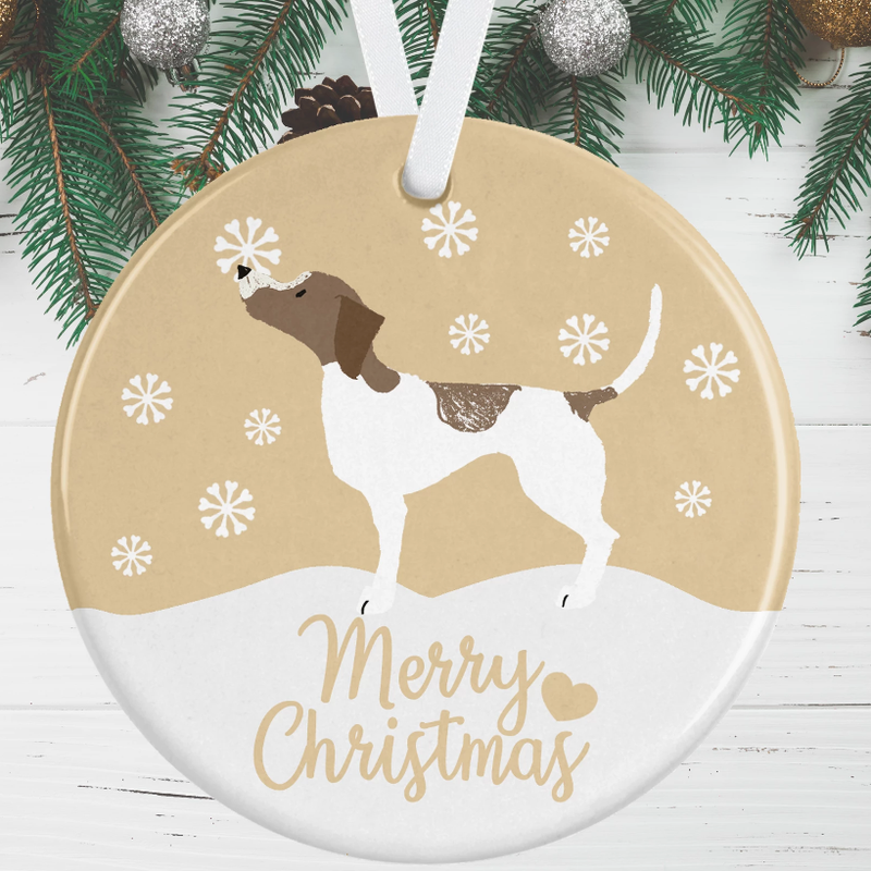 Pointer Christmas Decoration - Gold