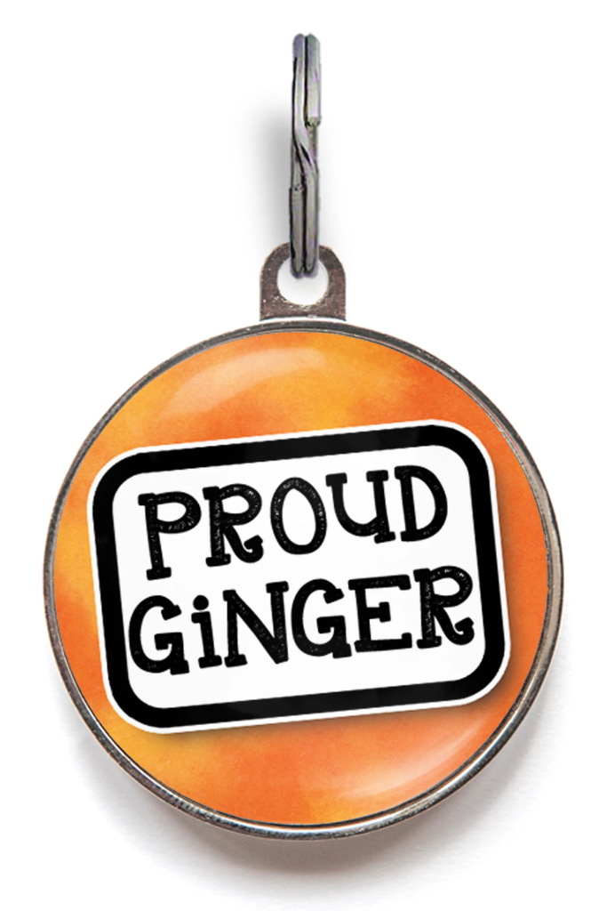Proud Ginger Pet ID Tag