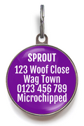 Fatso Funny Pet ID Tag