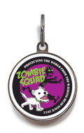 Zombie Squad Purple Pet ID Tag