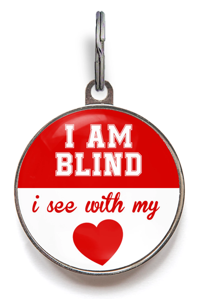 Blind Pet Tag - Red