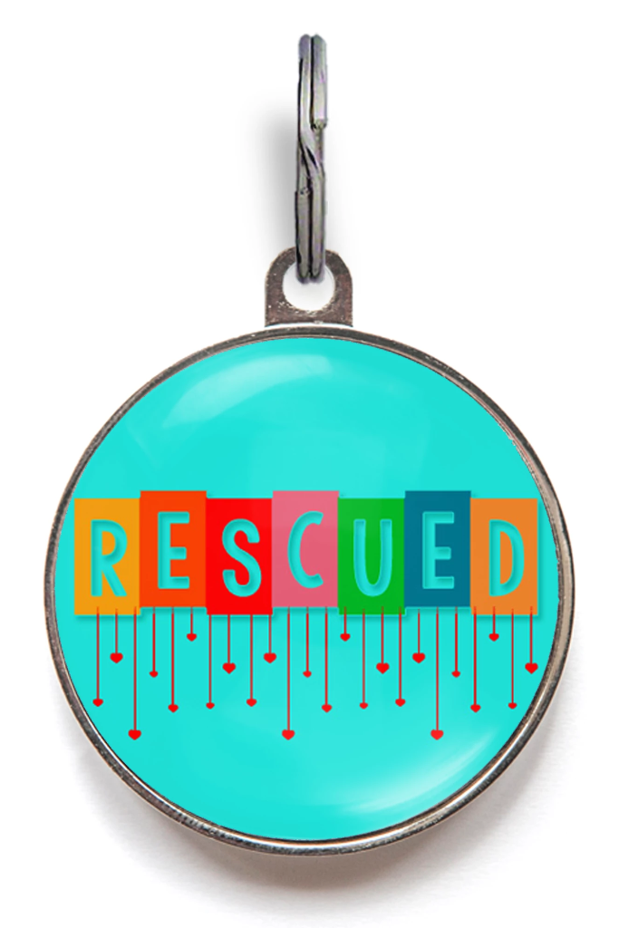 Rescued Pet ID Tag