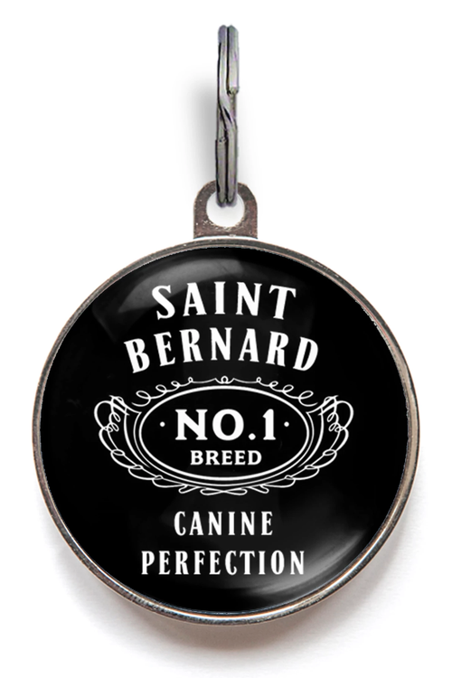 Saint Bernard Dog Breed Dog ID Tag