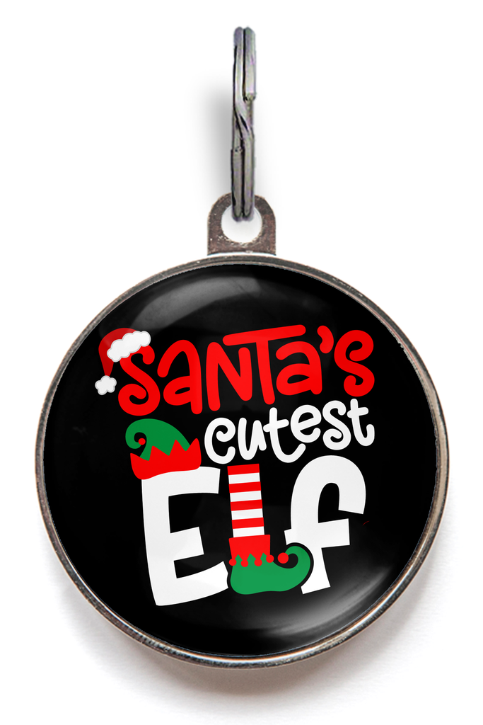 Santa's Cutest Elf Dog Tag