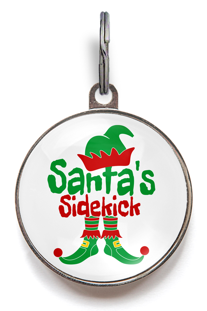 Santa's Sidekick Pet ID Tag