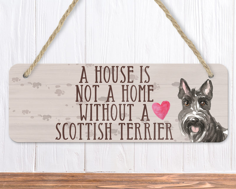 Scottie Dog Sign