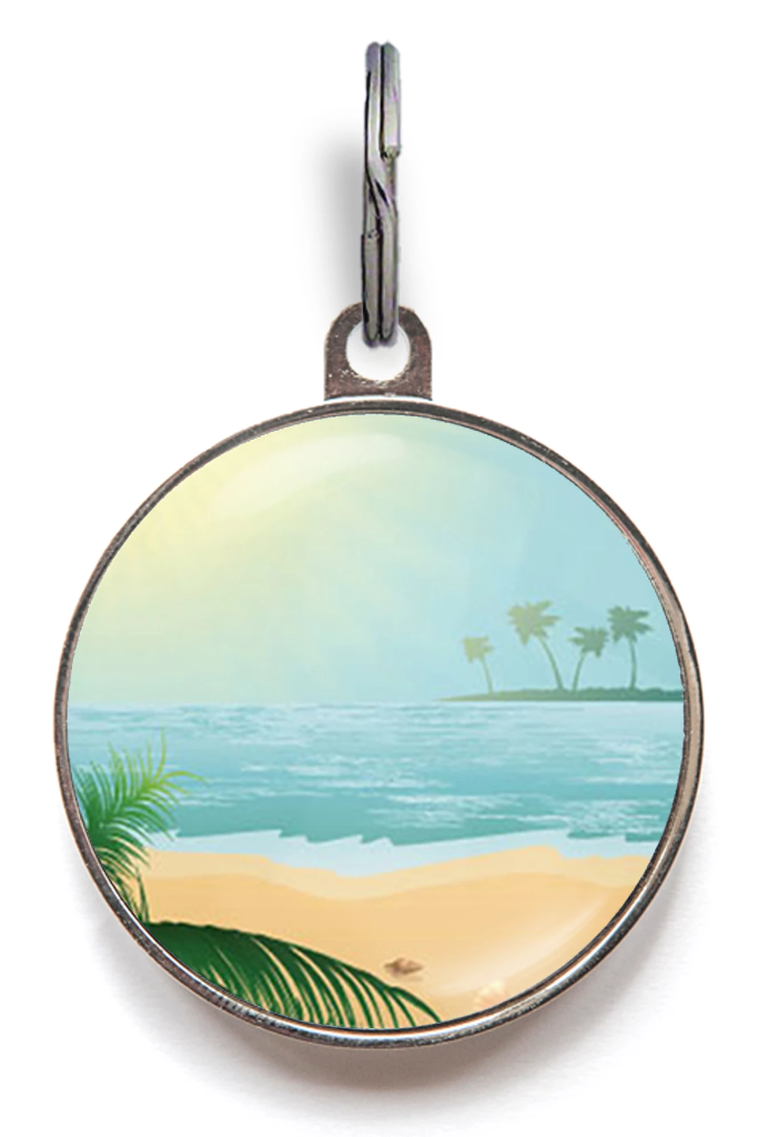Seascape Pet ID Tag