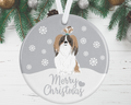 Shih Tzu Christmas Ornament