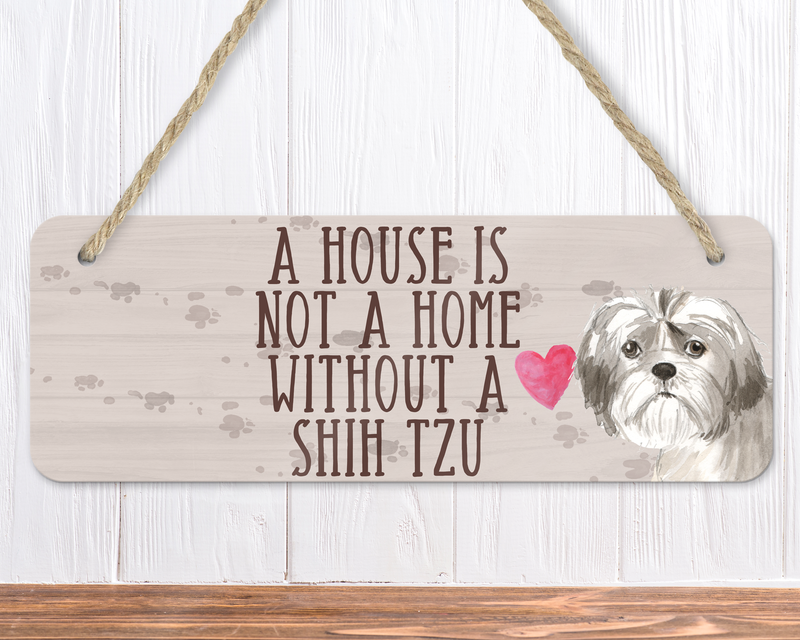 Shih Tzu Dog Sign