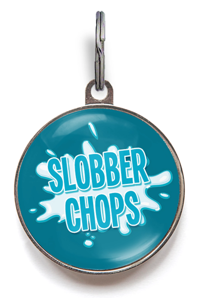 Slobber Chops Dog ID Tag