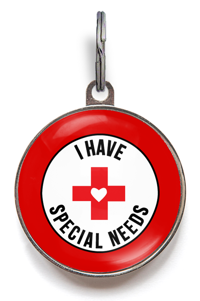 Special Needs Pet Tag - Pet ID Tag - Wag-A-Tude