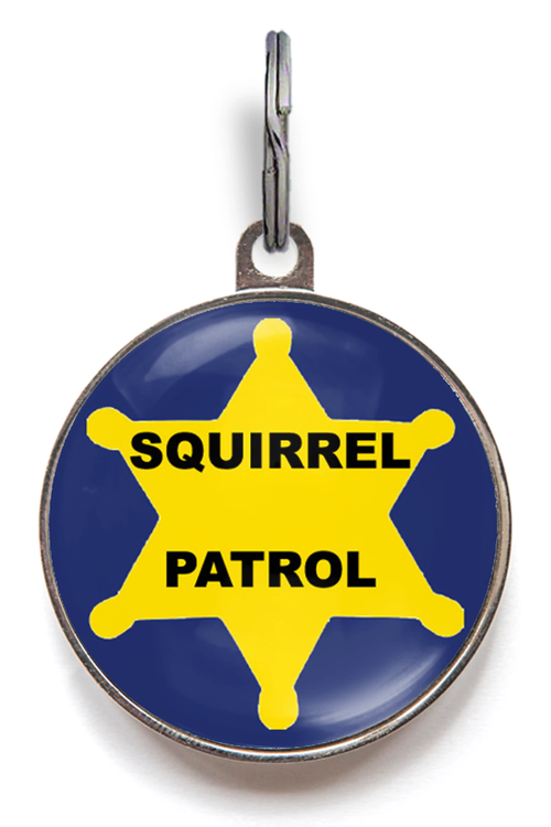 Squirrel Patrol Dog ID Tag