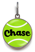 Tennis Ball Dog Tag