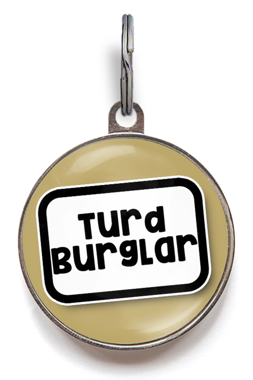 Turd Burglar Pet ID Tag