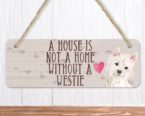 Westie Dog Sign