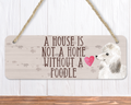 White Poodle Sign