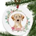 Labrador Personalised Christmas Ornament