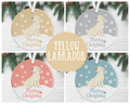 Yellow Labrador Christmas Decoration